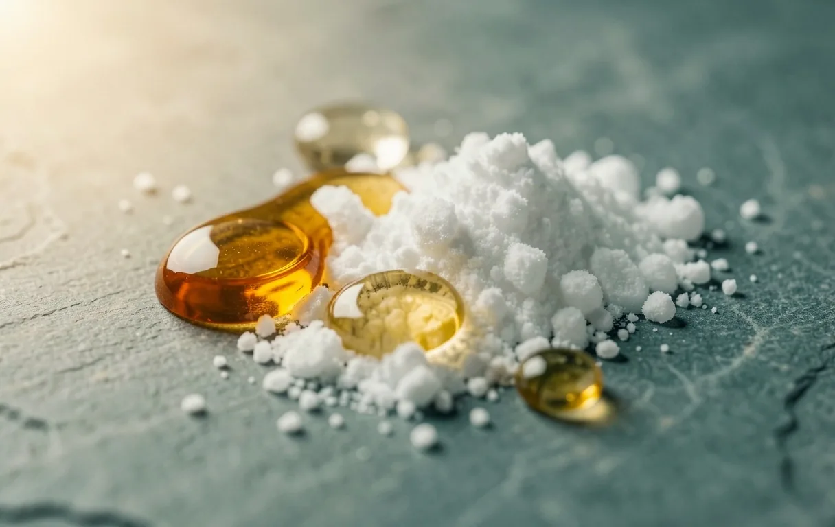 Texturas botánicas y minerales de alta pureza